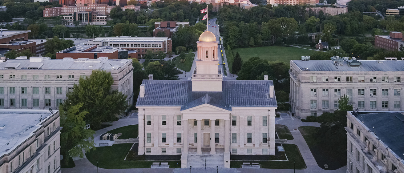 Old Capitol at dusk